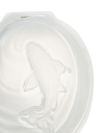 Detail View - Click To Enlarge - LALIQUE - Carpe Koi bud vase – Clear