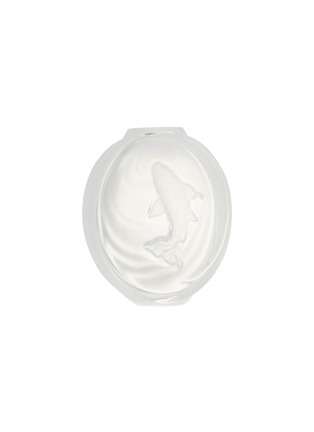  - LALIQUE - Carpe Koi bud vase – Clear