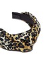 Detail View - Click To Enlarge - JENNIFER BEHR - 'Fiona' knot leopard print headband