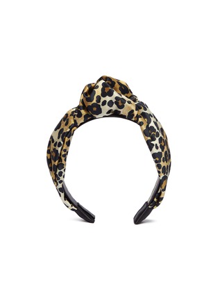 Main View - Click To Enlarge - JENNIFER BEHR - 'Fiona' knot leopard print headband