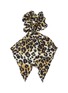 Main View - Click To Enlarge - JENNIFER BEHR - Scarf panel leopard print scrunchie