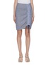 Main View - Click To Enlarge - STAUD - 'Cello' drawstring ruched gingham check skirt
