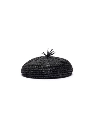 Main View - Click To Enlarge - GIGI BURRIS MILLINERY - 'Coco' raffia beret