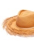 Detail View - Click To Enlarge - GIGI BURRIS MILLINERY - 'Bungalow' fringe edge Panama straw hat