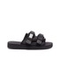 Main View - Click To Enlarge - SUICOKE - 'MOTO-Cab' strappy band slide sandals