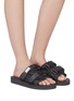 Figure View - Click To Enlarge - SUICOKE - 'MOTO-Cab' strappy band slide sandals