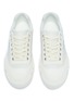 Detail View - Click To Enlarge - BOTH - 'Skate Broken C' rubber panel leather sneakers