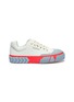 Main View - Click To Enlarge - BOTH - 'Skate Broken C' colourblock rubber panel leather sneakers