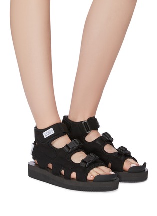 Figure View - Click To Enlarge - SUICOKE - 'BOAK-V' caged high-top sandals