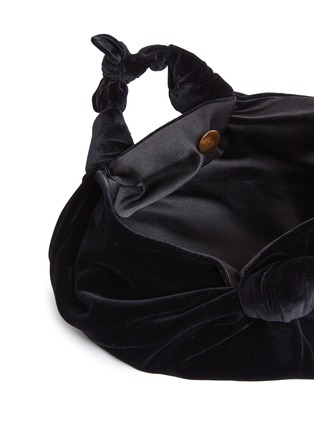 Detail View - Click To Enlarge - THE ROW - 'The Ascot' velvet bag