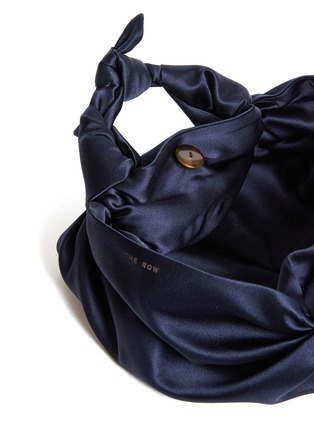 Detail View - Click To Enlarge - THE ROW - 'The Ascot' satin bag