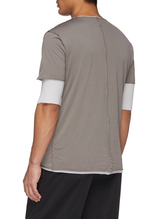 Back View - Click To Enlarge - ATTACHMENT - Layered sleeve T-shirt