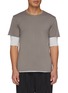 Main View - Click To Enlarge - ATTACHMENT - Layered sleeve T-shirt