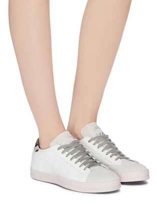 Figure View - Click To Enlarge - P448 - 'E9 John F' patchwork sneakers