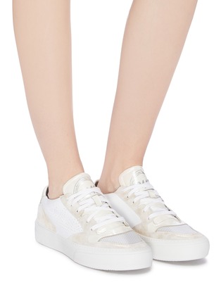 Figure View - Click To Enlarge - P448 - 'E8 Space' panelled platform sneakers