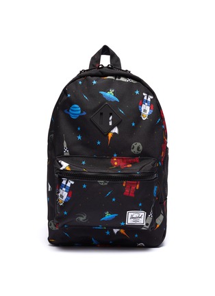 Main View - Click To Enlarge - HERSCHEL SUPPLY CO. - 'Heritage' space print canvas 16L kids backpack