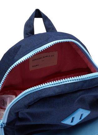 Detail View - Click To Enlarge - HERSCHEL SUPPLY CO. - 'Heritage' colourblock canvas 16L kids backpack