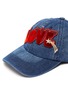 Detail View - Click To Enlarge - VENNA - Slogan patch shooting star pin denim baseball cap