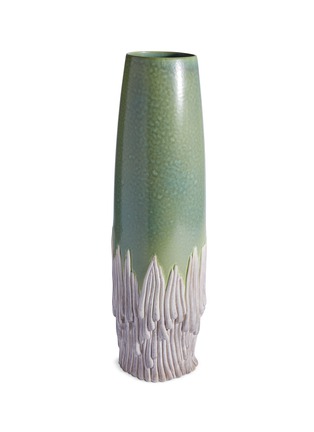 Main View - Click To Enlarge - L'OBJET - x Haas Brothers Mojave vase – Green/Grey