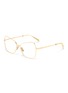 Main View - Click To Enlarge - CELINE - Oversized metal butterfly optical glasses