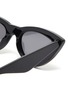 Detail View - Click To Enlarge - CELINE - Strass rim acetate cat eye sunglasses