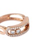 Detail View - Click To Enlarge - MESSIKA - 'Move Pavé' diamond 18k rose gold ring