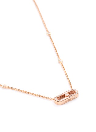 Figure View - Click To Enlarge - MESSIKA - 'Move Uno' diamond 18k rose gold necklace