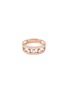 Main View - Click To Enlarge - MESSIKA - 'Move Pavé' diamond 18k rose gold ring