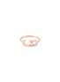 Main View - Click To Enlarge - MESSIKA - x Gigi Hadid 'Move Addiction' diamond 18k rose gold ring