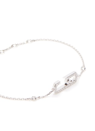 Detail View - Click To Enlarge - MESSIKA - 'Move Addiction Pavé' diamond 18k white gold bracelet