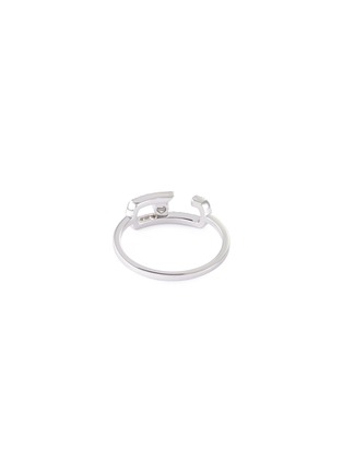 Figure View - Click To Enlarge - MESSIKA - x Gigi Hadid 'Move Addiction Pavé' diamond 18k white gold ring