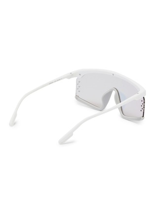 Figure View - Click To Enlarge - KENZO - Contrast rim mirror sunglasses