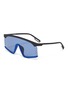 Main View - Click To Enlarge - KENZO - Contrast rim sunglasses