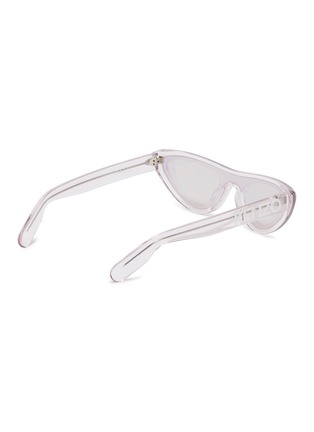 Figure View - Click To Enlarge - KENZO - Mirror acetate cat eye sunglasses