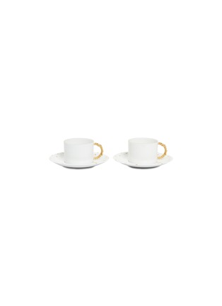 Main View - Click To Enlarge - L'OBJET - x Haas Brothers Mojave teacup and saucer set – Gold