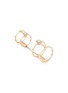 Main View - Click To Enlarge - MESSIKA - 'Glam'Azone Double' diamond 18k rose gold chain ring