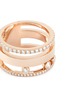 Detail View - Click To Enlarge - MESSIKA - 'Move Romane' diamond 18k rose gold large ring