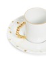 Detail View - Click To Enlarge - L'OBJET - x Haas Brothers Mojave espresso cup and saucer set – Gold