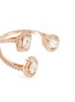 Detail View - Click To Enlarge - MESSIKA - 'My Twin Trilogy' diamond 18k rose gold open ring