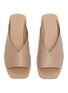 Detail View - Click To Enlarge - MERCEDES CASTILLO - 'Geri' V-throat leather slide sandals