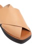 Detail View - Click To Enlarge - ATP ATELIER - 'Acai' cross band leather slide sandals