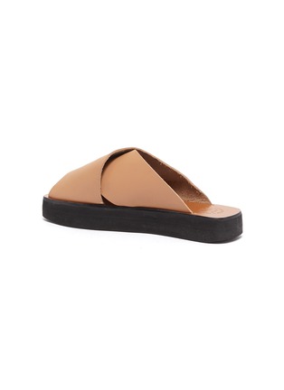  - ATP ATELIER - 'Acai' cross band leather slide sandals