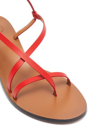 Detail View - Click To Enlarge - ATP ATELIER - 'Nashi' strappy leather sandals