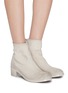 Figure View - Click To Enlarge - MARSÈLL - 'Tronch' distressed leather ankle boots