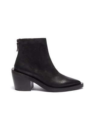 Main View - Click To Enlarge - MARSÈLL - 'Coneros' distressed leather ankle boots