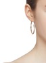 Figure View - Click To Enlarge - HYÈRES LOR - 'Noailles' diamond 14k yellow gold hoop earrings