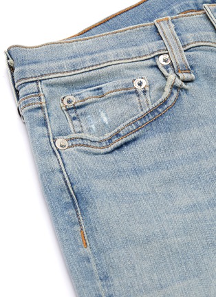  - RAG & BONE - 'Nina' panelled patchwork distressed cigarette jeans