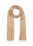 Main View - Click To Enlarge - AKEE INTERNATIONAL - Floral embroidered edge cashmere scarf