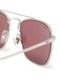 Detail View - Click To Enlarge - RAY-BAN - 'RB3588' metal square sunglasses