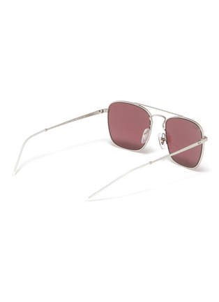 Figure View - Click To Enlarge - RAY-BAN - 'RB3588' metal square sunglasses